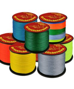 Braided Fishing Line 100m 300m 500m 1000m Saltwater 4 Strand 8lb-100lb Orange Gray Yellow Blue Tackle Accessories 10LB-0.14mm-300m 7 71WcIfsDLvL