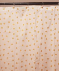 Amazon Basics Bathroom Shower Curtain - Gold Polka Dot, 72 Inch 15 71WcgcnBAmL