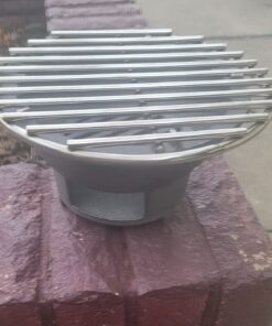 onlyfire Stainless Steel High Heat Charcoal Fire Grate Fits for Large/MiniMax Big Green Egg Grill,9-Inch 9-Inch 10 71WdoIvBnL