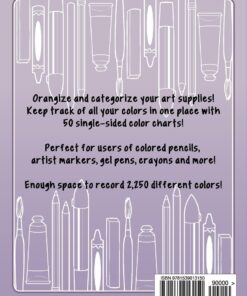 Alternative view of Color Charts: Color Collection Edition: 50 Color Charts to record your color collection all in one place