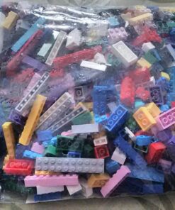 SCS Direct Building Block Bricks- Set of 1000 Pc Bulk Set-10 with 54 Roof Pieces- Compatible & Tight Fit with All Major Brands- Great for Activity Tables, Creativity & School Projects 64 71We7kIEOVL 2