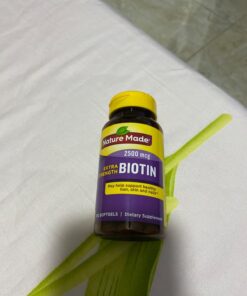 Nature Made Extra Strength Biotin 2500 mcg, Dietary Supplement For Healthy Hair, Skin & Nail Support, 150 Softgels, 150 Day Supply 150 Count (Pack of 1) 32 71WeSL3c09L