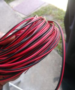 20 Gauge 2Pin Extension Wire, EvZ 20AWG 2 Conductor Parallel Electric Cable Cord for Led Strips Single Color 3528 5050, Red Black, 66ft/20M 66ft / 20M 29 71WevxHXebL