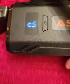 ASPERX Jump Starter, 1500A Peak Battery Jump Starter for Up to 7.0L Gas or 5.5L Diesel Engine, 12V Portable Battery Starter with 1.4 INCH LCD Display Black-C 76 71Wf3DABOBL