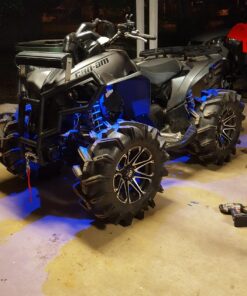 MotoAlliance UTV/ATV 4500lb Winch Kit - 1.8 HP 50 feet Black Synthetic Winch Rope for Off Road Trailer Towing - VIPER Midnight Waterproof Winch 4500 32 71Wf6WKVsxL