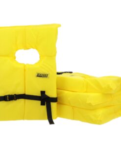 Alternative view of Seachoice Life Vest, Type II Personal Flotation Device - USCG Approved - Multiple Sizes and Colors Yellow Adult: 4-pack
