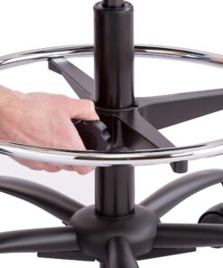 Safco Products Vue Mesh Extended-Height Chair 3395BL with Ergonomic Mesh Back, Black, Cool Comfort and Adjustable Height, 250 lbs Capacity Mesh Seat Extended Height 18 71Wg0tfJtQL