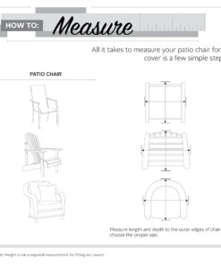 Classic Accessories Veranda Water-Resistant 30 Inch Patio Lounge Chair Cover, Patio Furniture Covers, Pebble/Bark/Earth 30"L x 35"D x 31"H 34 71WgIRpxjL