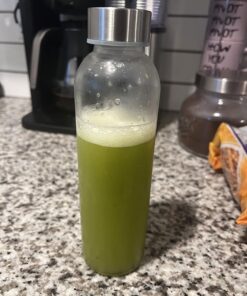 Brieftons Glass Water Bottles With Caps: Clear, 6 Pack, 18 Oz, Leakproof Lids, Premium Soda Lime, Best As Reusable Drinking Bottle, Sauce Jar, Juice Beverage Container, Kefir Kit, With Cleaning Brush 48 71Wge1EJfiL