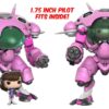 Funko POP Games: Overwatch D.VA & Meka 6" POP and Buddy Toy Figure, 36 months to 1200 months 6" 31 71WgldAmlL 1