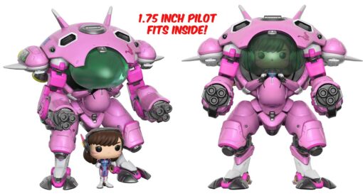 Funko POP Games: Overwatch D.VA & Meka 6" POP and Buddy Toy Figure, 36 months to 1200 months 6"