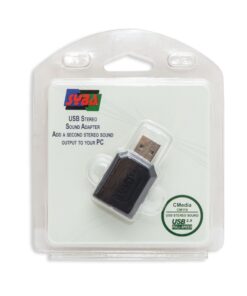 Syba external USB Stereo Sound Adapter for Windows, Mac, Linux Extra Audio Source with 3.5mm Audio Mic Jack C-Media Chipset Black 32 71Wh53k3uzL