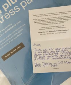 ExceptionalSheets Pillow Top Mattress Pad - Found in Marriott Hotels with Fitted Skirt and 18" Deep Pockets - Supportive Pillowtop Mattress Pad Cover with Cluster Fiber - Queen Size 59 71Wh6q1W5dL