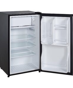 Magic Chef MCBR350S2 Compact Refrigerator with Manual Defrost, Small Refrigerator for Compact Spaces, 3.5 Cubic Feet, Silver Stainless Steel 14 71WhJmx4CvL