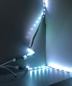 TronicsPros 10pcs 4 Pin Solderless Waterproof LED Strip to Strip Connector RGB Flex LED Ribbon LED Rope LED Tape Light Gapless Adapter for 10mm Wide Waterproof SMD 5050 RGB Flexible LED Strip Light White (only for Waterproof RGB 5050 LED strip) 77 71WiD6e4XwL