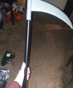 Kangaroo Grim Reaper Scythe Weapon – Prop for Halloween Parties – 40-inch Long Sickle for Kids and Adults – Costume Accessory – Plastic Prop 52 71WlCW43z8L