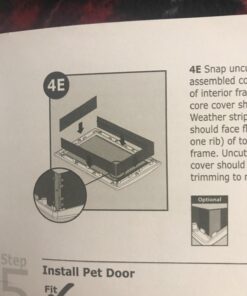 PetSafe Extreme Weather Energy Efficient Pet Door - 3 Flap System - For Large Dogs Up to 100 lb Plastic Frame 39 71WlYrhK6DL