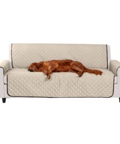 Alternative view of Furhaven Water-Resistant & Reversible Sofa/Couch Cover Protector for Dogs, Cats, & Children - Two-Tone Pinsonic Quilted Living Room Furniture Cover - Espresso/Clay, Sofa Reversible Two Tone Espresso & Clay