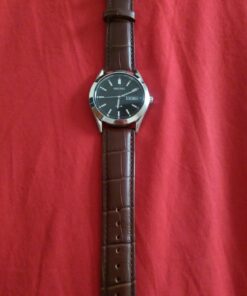 iStrap Leather Watch band Alligator Grain Calfskin Replacement Strap Stainless Steel Buckle Bracelet for Men Women-18mm 19mm 20mm 21mm 22mm 24mm-Black Brown Brown-Rose Gold Buckle 26 71WmiUEHT6L