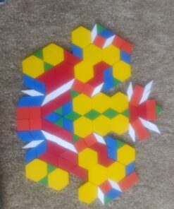 Melissa & Doug Pattern Blocks and Boards - Wooden Classic Toy With 120 Solid Wood Shapes and 5 Double-Sided Panels, Multi-colored - STEAM Animals, Tangrams Puzzle For Kids Ages 3+ Standard 63 71Wo5CtjDNL