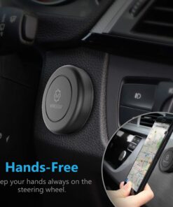 Alternative view of WixGear Universal Flat Stick On Dashboard Magnetic Car Mount Holder for Cell Phones and Mini Tablets with Fast Swift-Snap Technology - Extra Slim