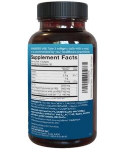 Triple Strength Omega 3 Fish Oil Supplement - 2200mg per Serving, Fatty Acid Supplements with EPA DHA & Omega3 - Re-Esterified Triglyceride for Increased Absorption - 180 Count 180 Count (Pack of 1) 49 71Wq3kCsxgL 1
