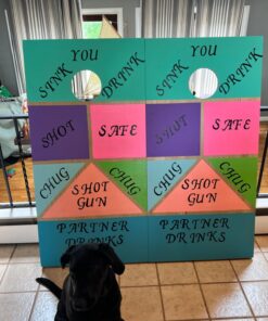 ZENY Portable Cornhole Set Regulation Size Outdoor Yard Cornhole Game 2 Wooden Cornhole Boards 8 Corn Hole Toss Bags with Travel Carrying Bag Regulation Szie 4x2ft 31 71WqTZwfNL