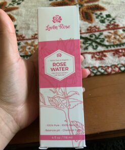 Rose Water Spray for Face by Leven Rose - Pure Natural Moroccan Rosewater Hydrosol Face Spray - Rose Water for Hair 4 oz 43 71Wr7CWHs3L