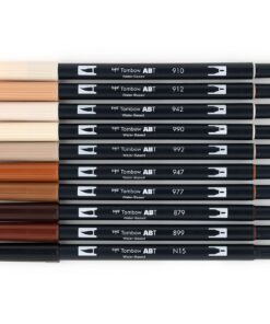 Alternative view of Tombow 56170 Dual Brush Pen Art Markers, Portrait, 10-Pack. Blendable, Brush and Fine Tip Markers