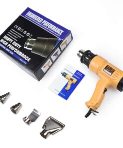 SEEKONE Heat Gun 1800W 122℉~1202℉(50℃- 650℃)Fast Heating Heavy Duty Hot Air Gun Kit Variable Temperature Control Overload Protection with 4 Nozzles for Crafts, Shrinking PVC, Stripping Paint(5.2FT) 35 71Wrbtf8F1L