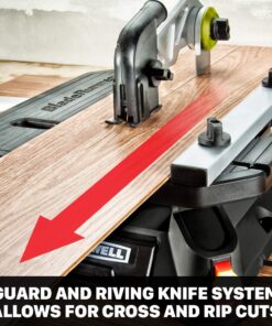 Rockwell RK7323 BladeRunner X2 Portable Tabletop Saw with Steel Rip Fence, Miter Gauge & 7 Accessories 35 71WroDs0ERL