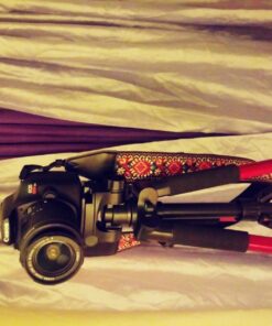 55" Tripod Q111 Travel Camera Tripod with 3-Way Pan Head and Phone Holder Mount for Gopro,Projector,Smartphones Webcam,Spotting Scopesto Live Broadcast and DSLR EOS Canon Nikon Sony Samsung(Red) 55" Red 31 71WtucX4LdL