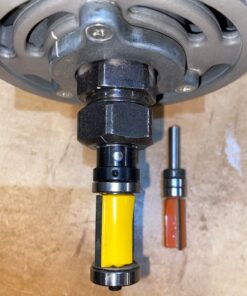 YONICO Pattern Bit Flush Trim Top and Bottom Bearing Router Bits 1-Inch 1/2-Inch Shank 14141 1" Length - 3/4" Width - 1/2" Shank 9 71WuBNsEJAL