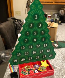 Melissa & Doug Countdown to Christmas Wooden Advent Calendar - Magnetic Tree, 25 Magnets , Orange Santa 52 71WwZqIJvL 1