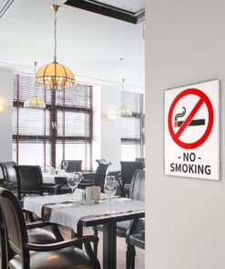 Niubee 8.5x11 inch Wall Mount Acrylic Sign Holder with Double Sided Adhesive Tape for Office, Home, Store, Restaurant-No Drilling (10 Pack) 10 13 71WxQjmqhuL