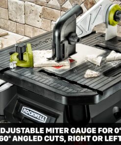 Rockwell RK7323 BladeRunner X2 Portable Tabletop Saw with Steel Rip Fence, Miter Gauge & 7 Accessories 33 71Wz5NqNYVL