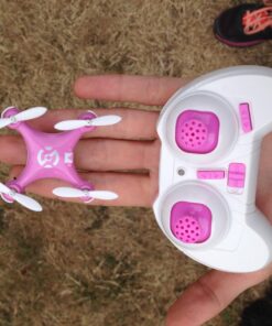 Cheerson CX-10 4CH 2.4GHz 6 Axis Gyro LED Rechargeable Mini Nano RC UFO Quadcopter - Pink 15 71Wz6sy6gBL