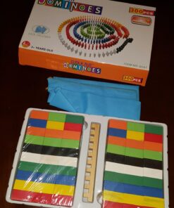 Click N' Play 300-Piece Wooden Dominoes Set for Adults&Kids | Bulk Dominos Set, Toy Train Domino, Tile&Board Games, Domino Set Game | Domino Racks, Sets, Building, Rally | Family Game, Party Favor Box 35 71WzFMQrcmL