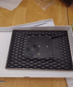 Canupdog 10.1 WiFi Digital Picture Frame, IPS Touch Screen Smart Cloud Digital Photo Frame with 16GB Storage, Wall Mountable, Auto-Rotate, Motion Sensor, Share Photos via Frameo App 10.1 inch Wooden 34 71WzmoXORKL