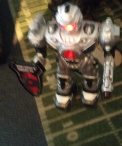 Think Gizmos Large Remote Control Robot for Kids – Superb Fun Toy RC Robot – Remote Control Toy Shoots Missiles, Walks, Talks & Dances (10 Functions) (Silver) Silver 45 71X JulBuyL