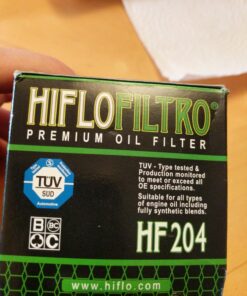 Alternative view of HiFloFiltro HF204 Black Standard Premium Oil Filter, Single 1 Count (Pack of 1)