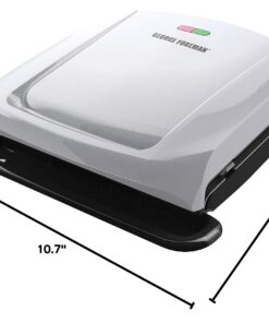 George Foreman GRP1060P Indoor Electric Grill, 4-Serving, Platinum 24 71X0Mdm8lpL