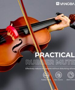 Vangoa 4/4 Violin Full Size Set Spruce Acoustic Violin Fiddle Beginner Kit for Adults Students Kids Teens with Hard Case, Rosin, Shoulder Rest, Bow, Strings, Note Stickers, Mute, Manual, Natural 10 71X0e3EFqeL