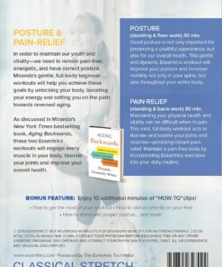 Classical Stretch - Age Reversing Workouts for Beginners: Posture & Pain Relief DVD 8 71X2YNRK8 L