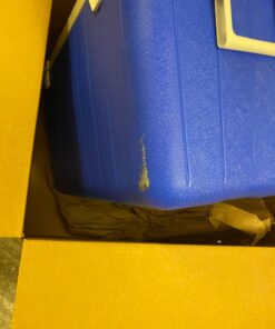 Coleman Chiller Series 48qt Insulated Portable Cooler, Hard Cooler with Ice Retention & Heavy-Duty Handles, Great for Camping, Tailgating, Beach, Picnic, Groceries, Boating & More Blue 27 71X2f1AIwL