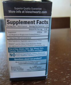Magnesium Bisglycinate 100% Chelate No-Laxative Effect - Maximum Absorption & Bioavailability, Fully Reacted & Buffered - Healthy Energy Muscle Bone & Joint Support - Non-GMO Project Verified -180ct 39 71X2sKmYdL 3