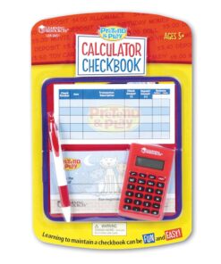 Alternative view of Learning Resources Pretend and Play Checkbook With Calculator