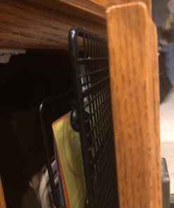 SimpleHouseware Over Cabinet Door Organizer, Mesh Bronze Brown 35 71X3VYemvL