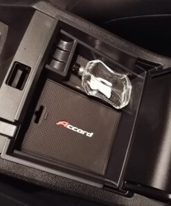 Vesul Center Console Armrest Storage Box Compatible with Honda Accord Sedan 2013 2014 2015 2016 2017 ABS Tray Insert Organizer Glove Pallet Black 2013-2017 Accord 51 71X3kXlOM4L