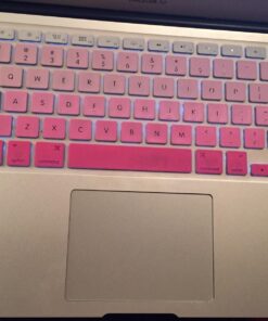 Allinside Pink Ombre Keyboard Cover Skin for MacBook Pro 13" 15" 17" (2015 or Older Version), MacBook Air 13" A1369/A1466, Older iMac Wireless Keyboard MC184LL/B 2010-2017 MacBook Air 13 & 2008-2015 Mac Pro 13/15 Ombre Pink 32 71X3nVOw2hL 1